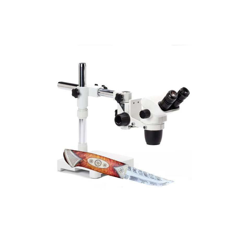 Nexius Zoom Bino Stereolupp 6,7-45x med bordsstativ, stort synfält EN STL