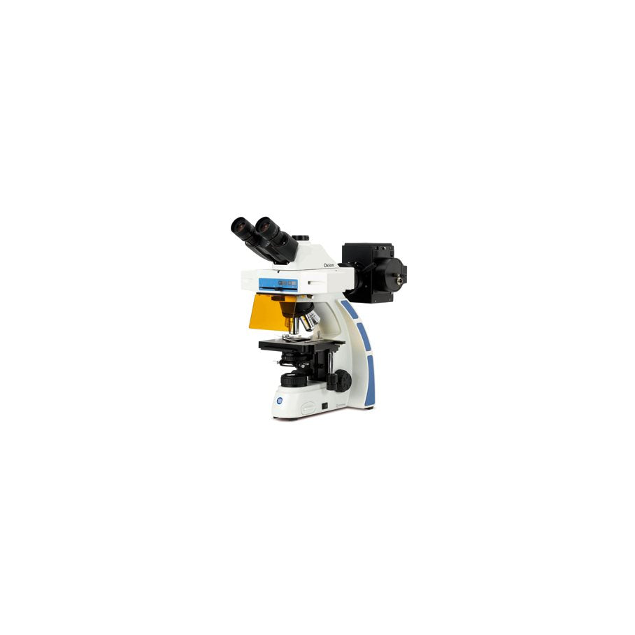 Oxion Fluorescensmikroskop, Trino, Semiapokromatiskt, 40, 100 Och 400x EN STL