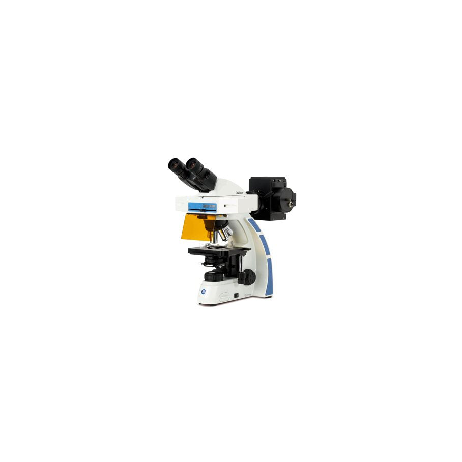 Oxion Fluorescensmikroskop, Bino, Semiapokromatiskt, 40, 100 Och 400 EN STL