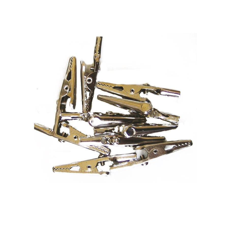 Krokodilklämmor - 10 st EN STL