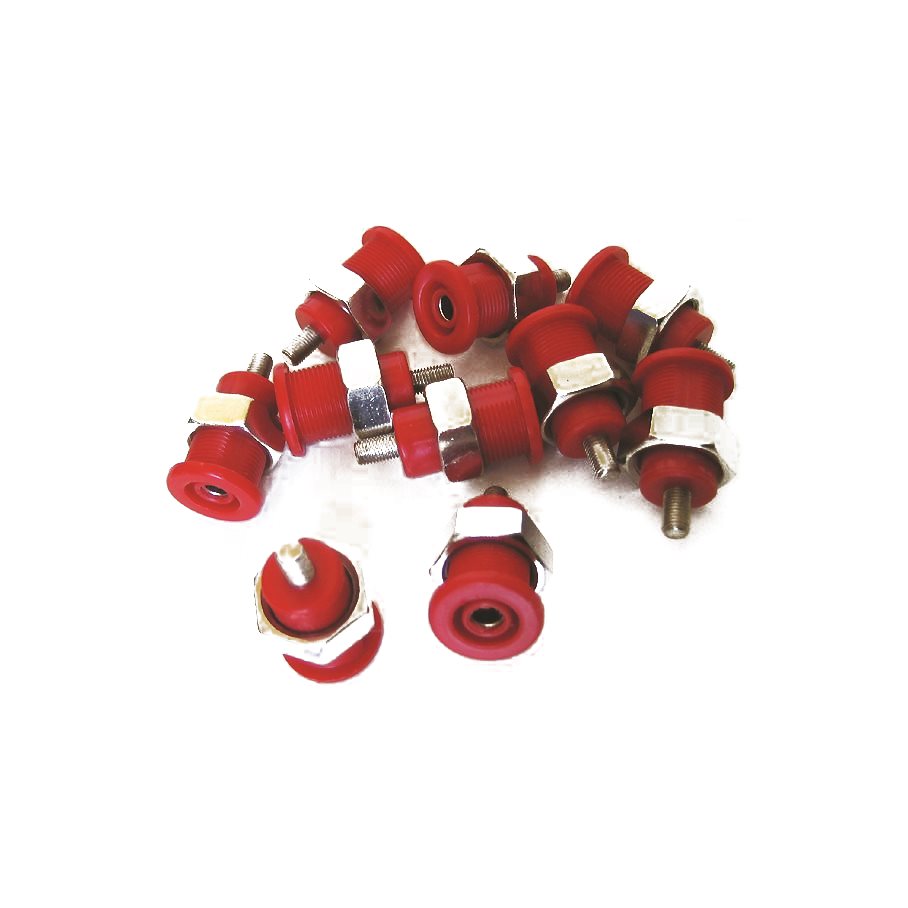 Bananhylsor - 10 st RÖD / EN STL