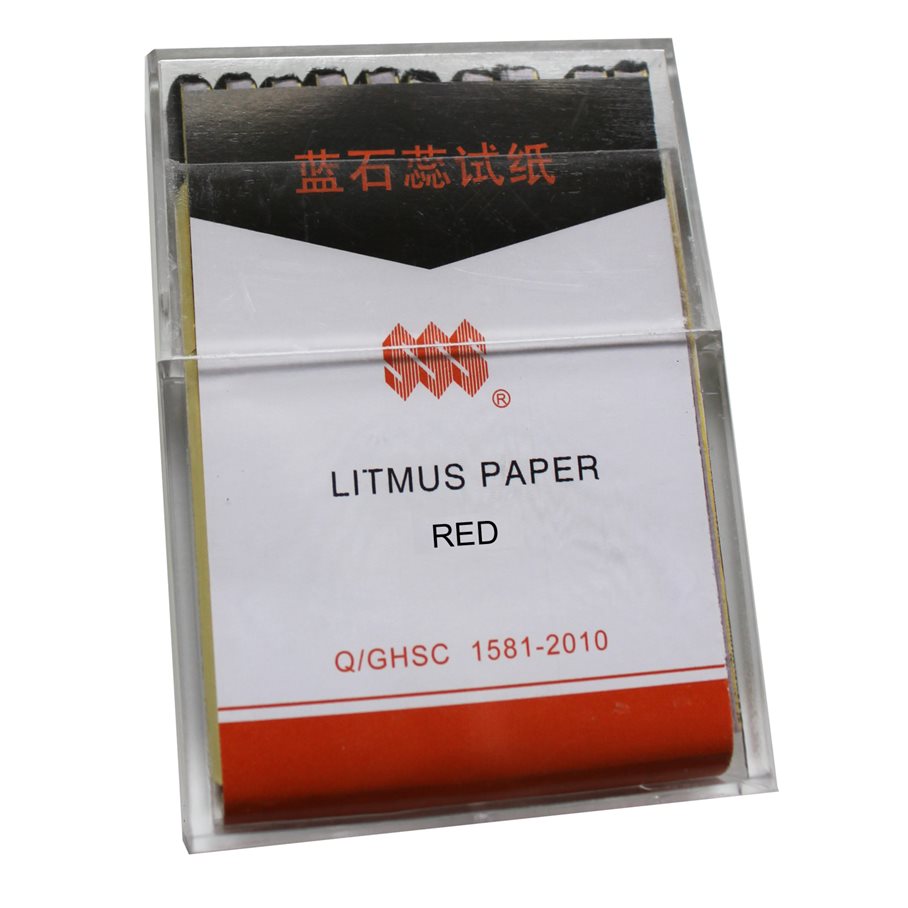 Lackmuspapper RÖTT / 200 REMSOR