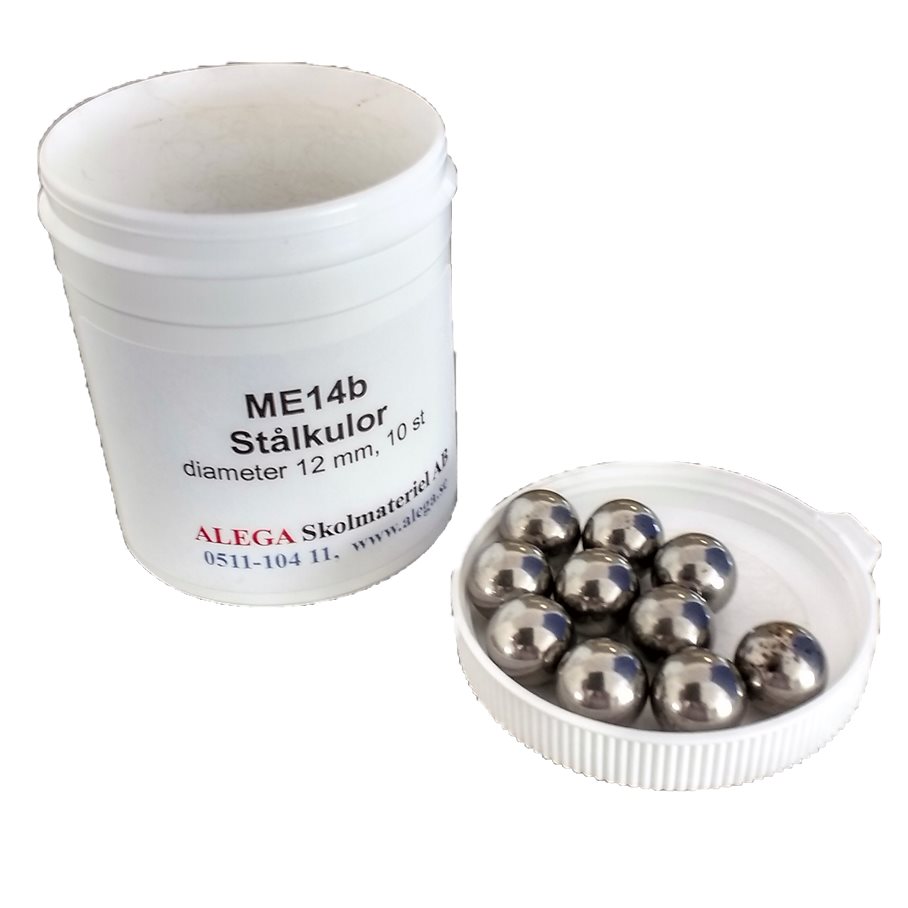 Stålkula 10 st SILVER / LITEN, 12 MM