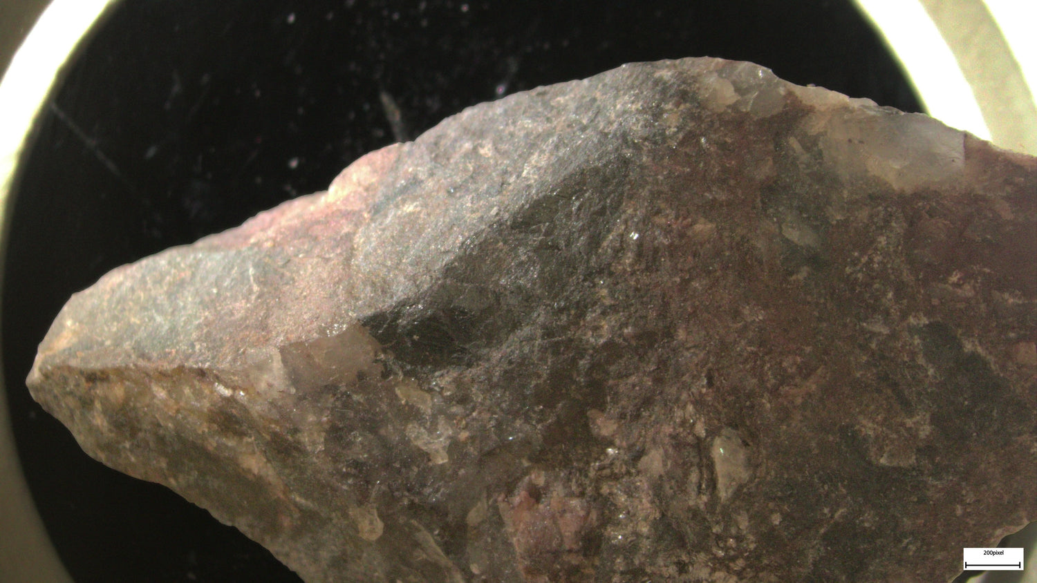 Mineralstuff, Scheelit, Molybdoscheelit på Wolframit, Fluorescerande EN STL