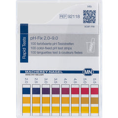 pH-Indicator Testremsor, pH 2,0-9,0 EN STL