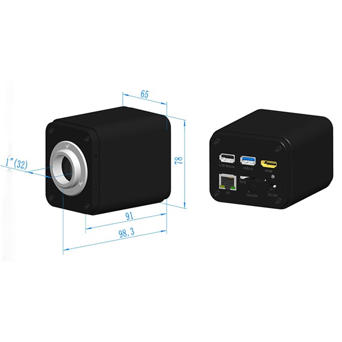 XCAM Lite 4K-mikroskopkamera EN STL