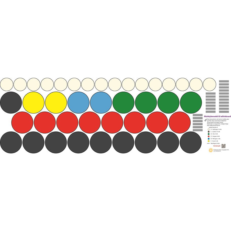 Magnetiska Molekylmodeller - Byggsats EN STL