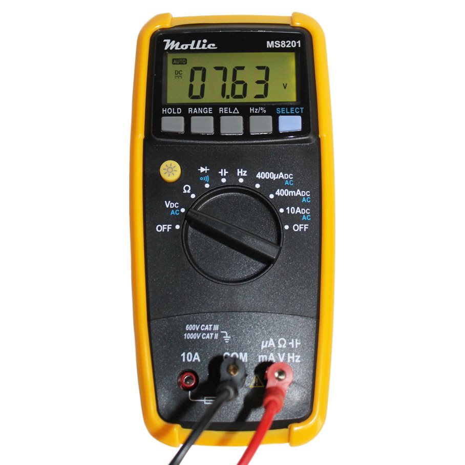 Multimeter - Automatsäkrad EN STL