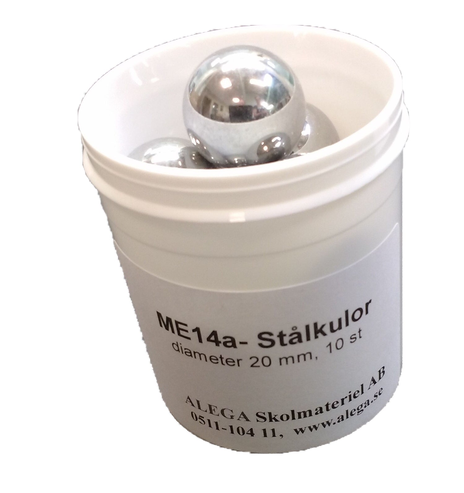 Stålkula 10 st SILVER / LITEN, 12 MM