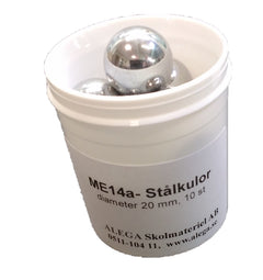 Stålkula 10 st SILVER / LITEN, 12 MM