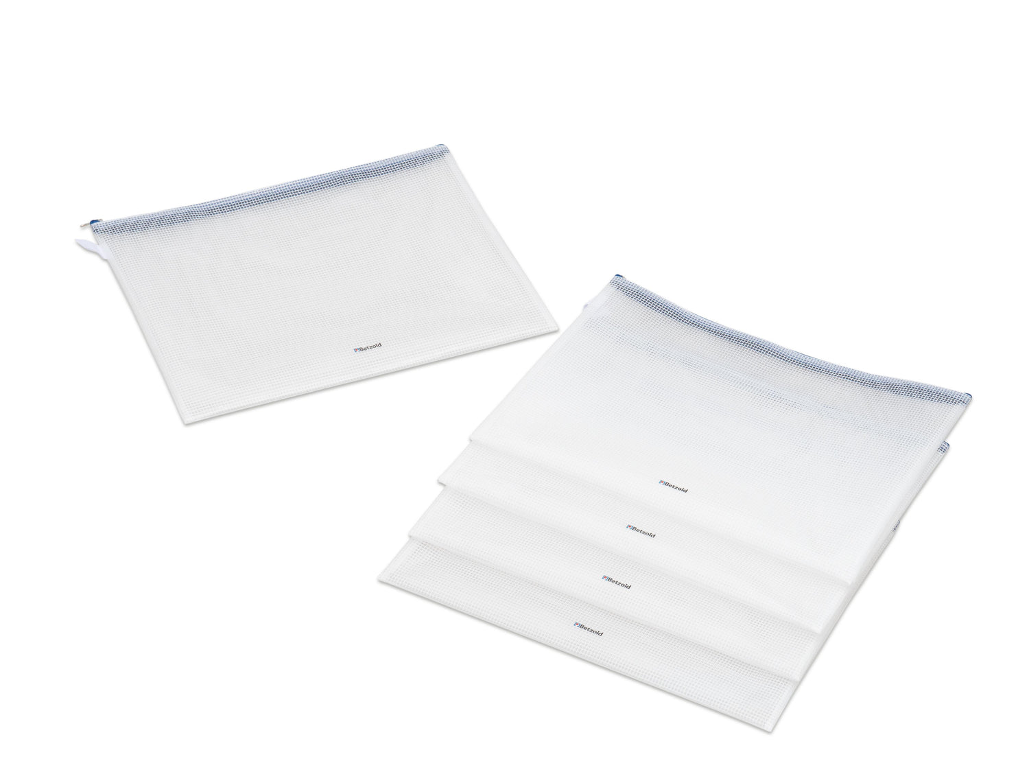 Zipppåsar med dragkedja A4 5-pack A4