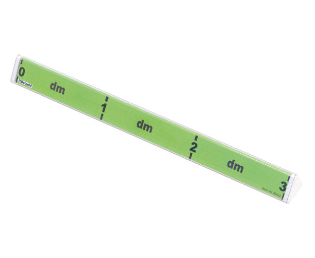 Enhetslinjal - Tresidig 31 CM