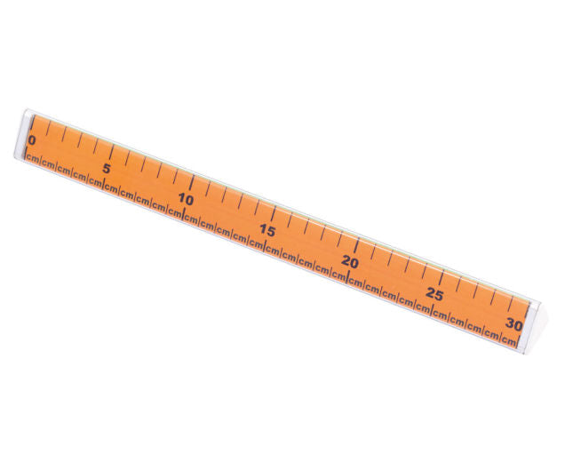 Enhetslinjal - Tresidig 31 CM