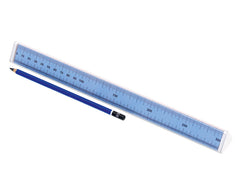 Enhetslinjal - Tresidig 31 CM
